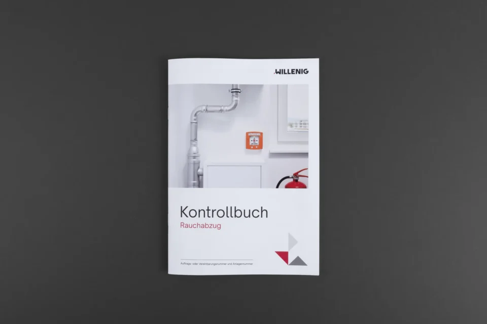 Titelseite des Kontrollbuches der Firma WILLENIG